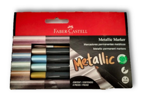 Marcador Permanente Metalico Faber Castell