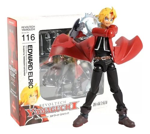 Fullmetal Alchemist Edward Elric 14 Cm Revoltech Yamaguchi