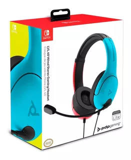 Audifonos Switch Lvl40 Wired Stereo Gaming Headset Neon