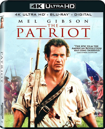4k Ultra Hd + Blu-ray The Patriot / El Patriota