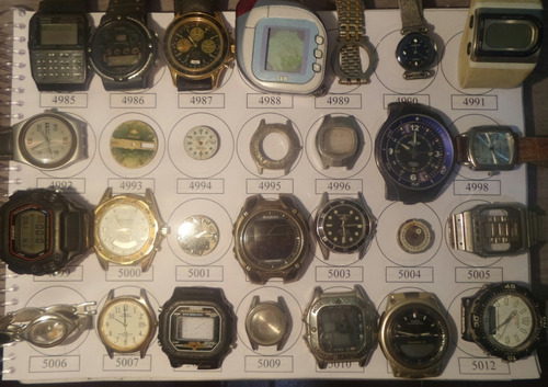 Lote 18 Sucatas Casio E Outros- Máquina Do Tempo