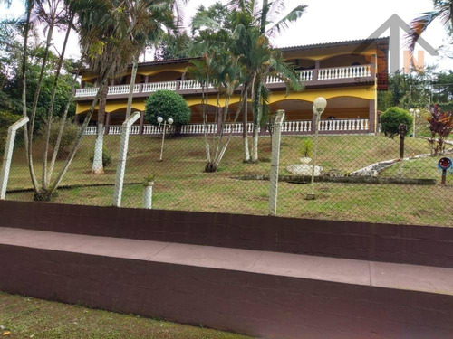 Linda Chácara Com Piscina, Campo De Futebol, Pomar, À Venda, 4000 M² Por R$ 950.000 - Estância Recreativa Presidente Kennedy - Santa Isabel/sp - Ch0021