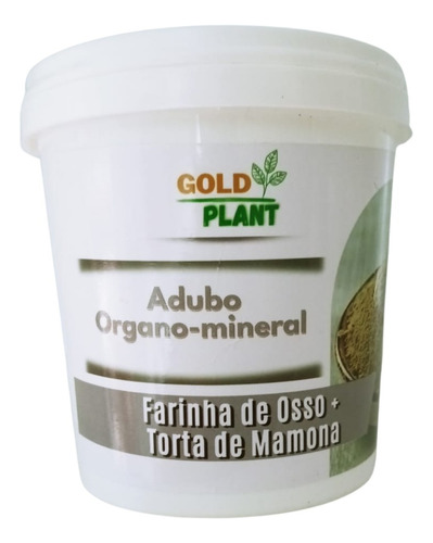 Adubo Fertilizante Organico Torta Mamona + Farinha De Osso