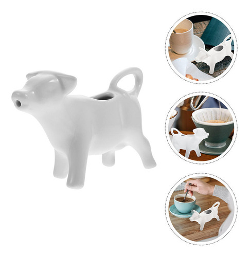Jarra De Cerámica Para Leche Con Forma De Animales, 2 Unidad