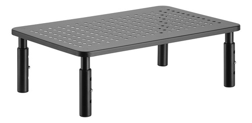 Suporte De Mesa Preto Para Monitor/notebook - ELG
