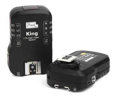 Rádio Flash Nikon Transmissor E Receptor King I-ttl Wireless