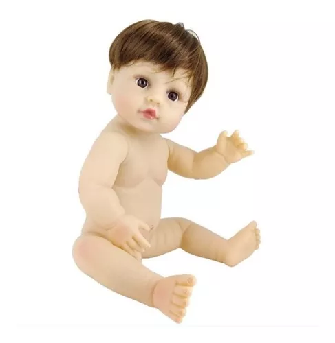 Boneca Bebe Reborn Laura Baby Ygor 100% Vinil