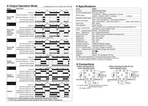 Temporizador Timer Multifuncion Autonics At8n