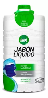 Jabón Líquido Pinol Para Ropa Blanca Y De Color 5.1 Litos