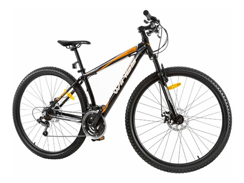 Bicicleta Mountain Bike Wings Gm18 Negro Naranja Rodado 29 