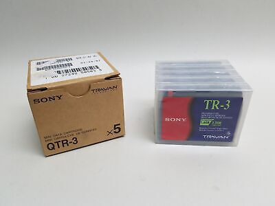 New Sony Qtr-3 1.6 Gb / 3.2 Gb Travan Mini Data Tape Car Ttz