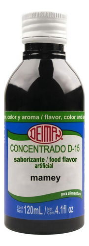 Concentrado Saborizante De Mamey Deiman De 120 Ml.