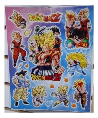 Planillas Adhesivas De Stikers Escolares X1u Dragon Ball Z