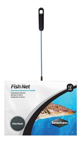 Rede Para Peixes Fish Net Malha Fina 12 Polegadas Seachem