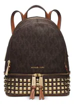 Comprar Mochila Cartera Mediana Con Tachas Michael Kors Logo