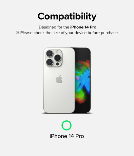 Imagen 8 de 9 de Templado Full Ringke Premium Para iPhone 13 14 Pro Max