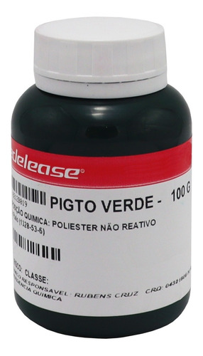 Pigmento Verde P Resinas Poliester Epoxi Artesanato Etc 100g