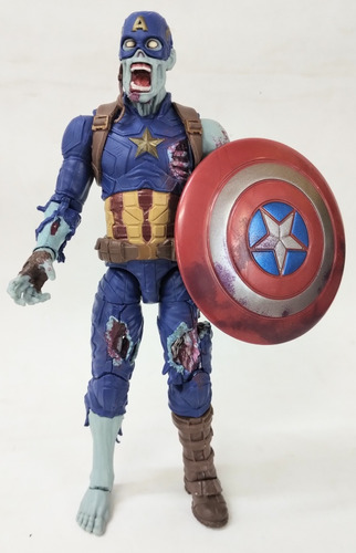 Figura Capitán América Zombie Original Marvel Hasbro 2021