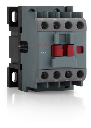 Imagen 2 de 5 de Contactor Tripolar Steck 3x12a Bobina 220v 1na Sk112a10m