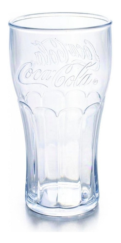 Copo Plasutil Plástico 530ml Cristal Coca Cola Contour