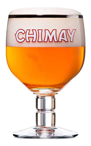 Imagem 3 de 3 de Cerveja Chimay Triple Ale White Trapista Belga 330 Ml