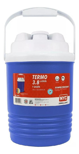 Termo marca Nyc 1 Galon