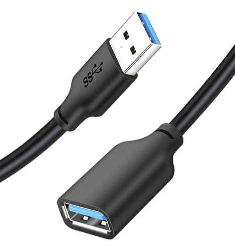 Cabo Extensor Extensão Usb 3.0 Macho X Fêmea 2m Cabletime Cor Preto