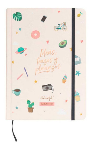 Agenda Bullet Mr. Wonderful Ideas, Trazos Y Planazos