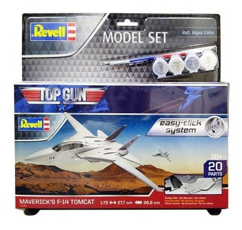 Model Set Mavericks F-14 Tomcat Top Gun 1/72 - Revell 64966