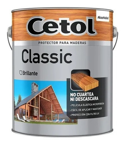 Cetol Classic Brillante 4lts Impregnante Madera - Pintolindo