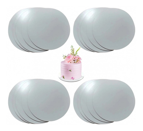 Imagem 1 de 4 de Cake Boards Base Bolo 28 Cm Mdf 20 Unidades