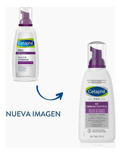 Cetaphil Ac Dermacontrol Piel Grasa Espuma Limpieza 236ml