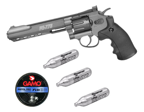 Revolver Gamo Pr - 776 Cal 4.5mm Full Metal 400fps Explorer
