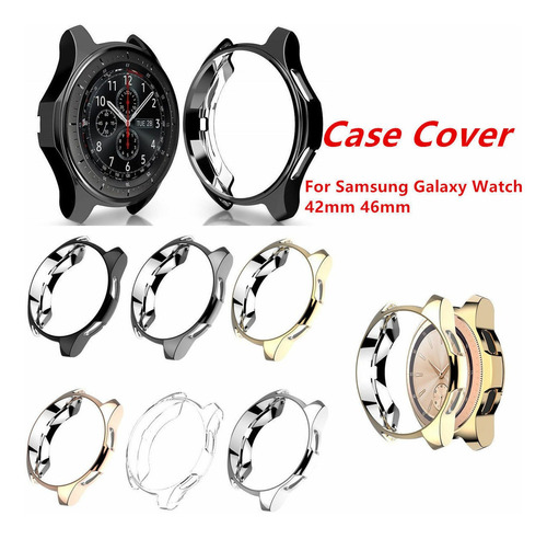 Goma Protectora Para Reloj Samsung Galaxy 42mm Color Negro