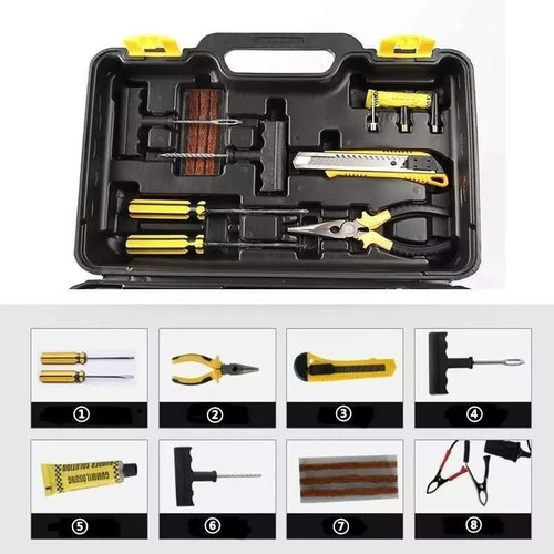 Imagen 3 de 9 de Caja Compresor Aire Doble Cilindro 12v Inflador /j064