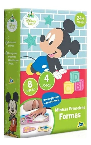 Disney Baby Minhas Primeiras Formas 4 Jogos Da Toyster 2691 Cor Colorido