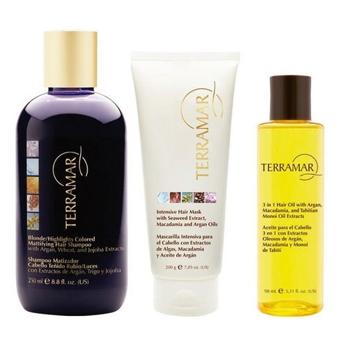 Set Terramar Cabello Rubio Envio Gratis