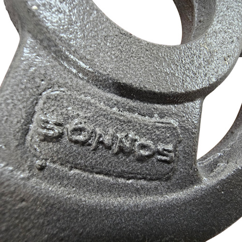 Disco De Fundición 2,5 Kg. Trigrip Premium 50mm. Color Gris oscuro