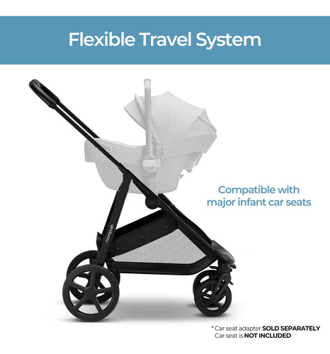 Cochecito De Bebé 2 En 1 Convertible Modo Moisés Plegable