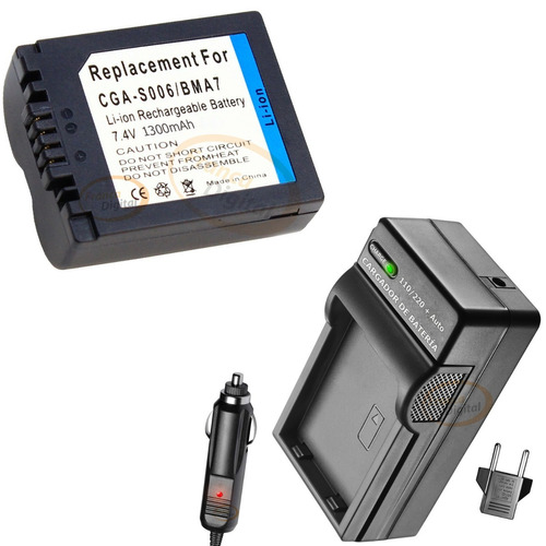 Batería Y Cargador Cga-s006 Cgr-s006 Para Cámaras Panasonic