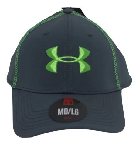 Gorra Under Armour 1240057 Gris/verde Talla M/l L3o