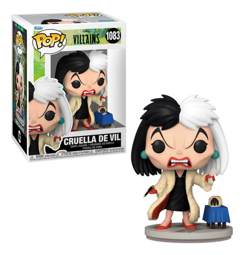 Cruella De Vil Funko Pop 1083 / 101 Dalmatas Disney Villains