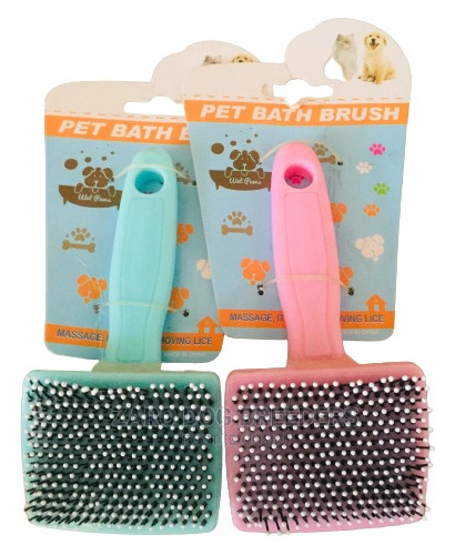 Pet Bath Brush Para Mascotas Pequeñas