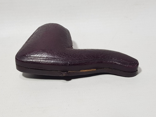 Imagen 2 de 7 de Antiguo Estuche Pipa Pequeña 1900 Cuero Mag 59263