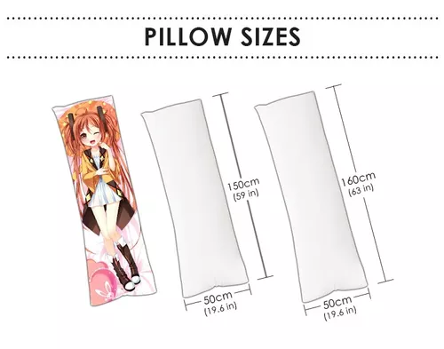 100x35cm Almohada Larga Lado Cojin Body Abrazable Dakimakura