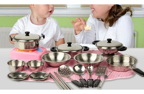 De 20 Piezas De Cocina, Accesorios For Juegos De Simulación,