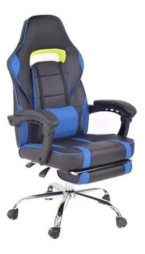 Sillas Gamer Azul Profesional Reclinable Pc Ps4 Xbox 