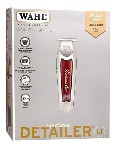 Trimmer Patillera Wahl Detailer Li Cordless Barberia Cs