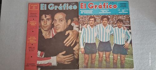 El Gráfico Estudiantes Bicampeón De América 1969. Lote De 2 