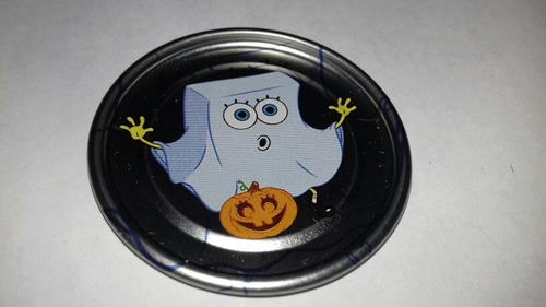 Tazos Silver De Bob Esponja # 51 Halloween